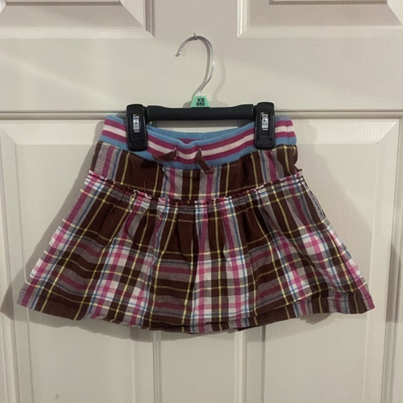 Mini Boden Other - Mini Boden plaid elastic waist skirt‎ size girls 5-6Y.